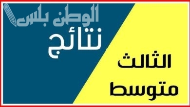 نتيجة الصف الثالث المتوسط