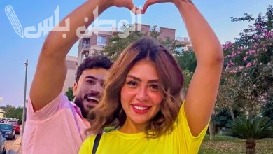 هدير عبد الرازق وزوجها