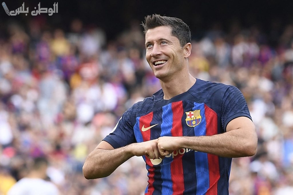ليفاندوفسكي يتصدر ترتيب هدافي الدوري الإسباني بعد هدفه في مرمى رايو فاليكانو