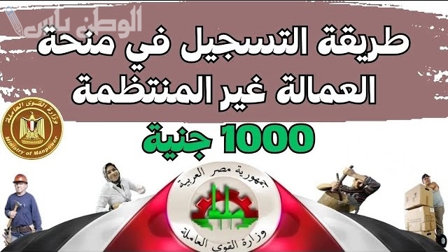 بالرقم القومي.. كيفية تسجيل العمالة غير المنتظمة للحصول على منحة 1000 جنيه عبر موقع وزارة العمل المصرية mom.manpower