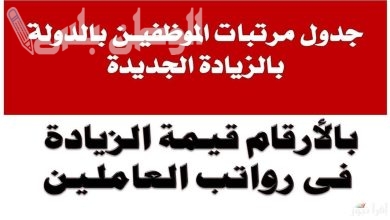 زيادة المرتبات