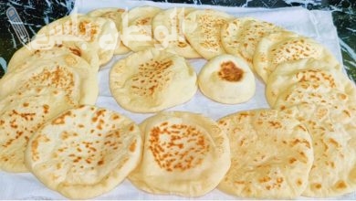 طريقة عمل عيش الطاسة السريع