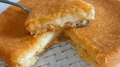 طريقة عمل كنافة الطاسة السريعة