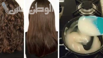 طريقة فرد الشعر المجعد بالخميرة