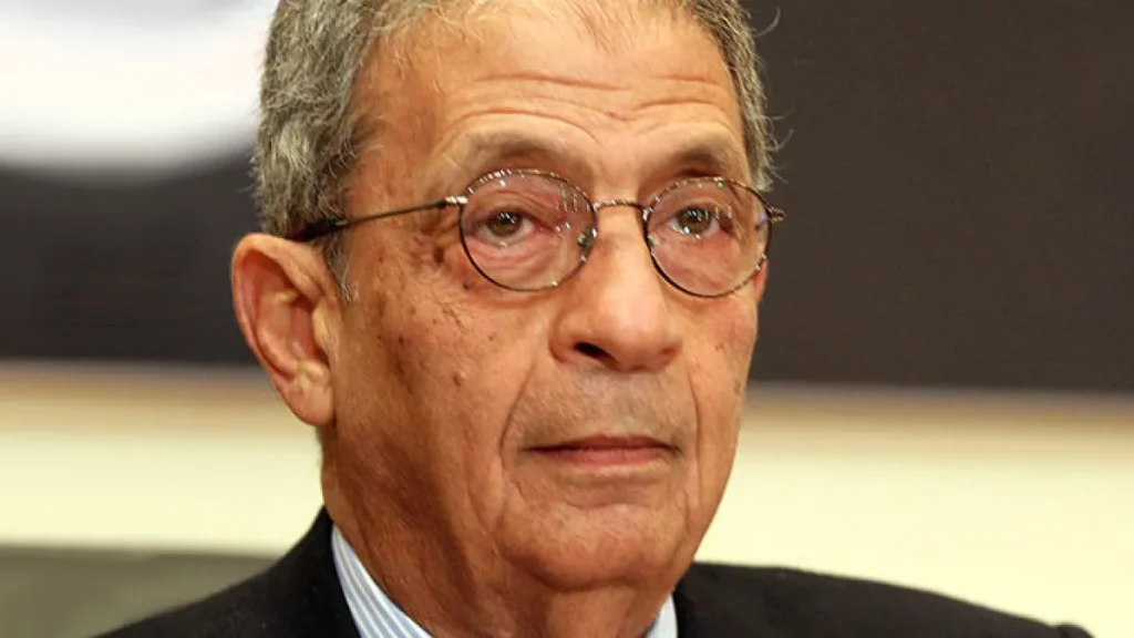 عمرو موسى الأمين العام الأسبق لجامعة الدول العربية يوضح حجم إسرائيل
