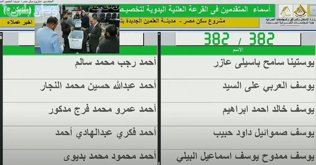 عاجل جدا: نتيجة قرعة مسكن 2025 اسماء الفائزين عبر الموقع الرسمي mhuc.gov.eg بالرقم القومي