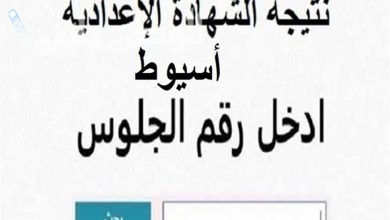 نتيجة محددة لمقاطعة أسيوط بالاسم