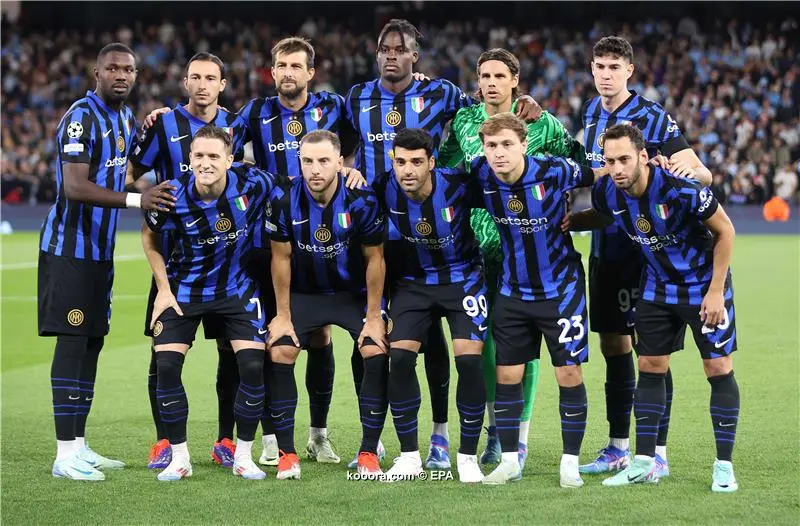 إنتر ميلان يعلن تشكيلته لمواجهة فيينورد في دوري أبطال أوروبا