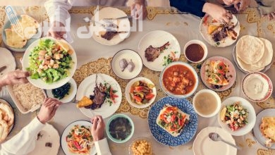 جدول اكلات رمضانية بالصور