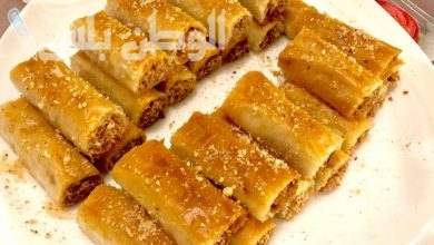 طريقة عمل الجلاش بالكنافة