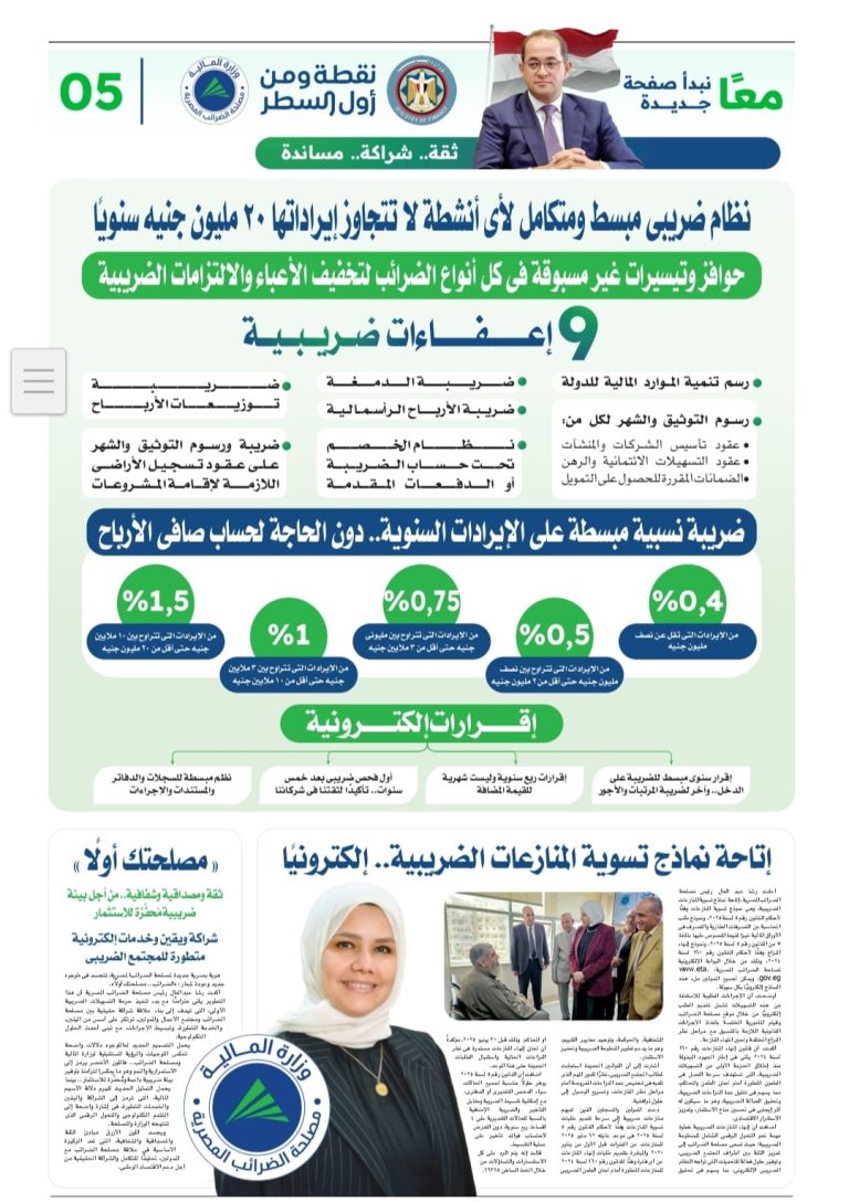 حلول رقمية جديدة: إتاحة نماذج تسوية المنازعات الضريبية إلكترونيًا عبر بوابة مصلحة الضرائب