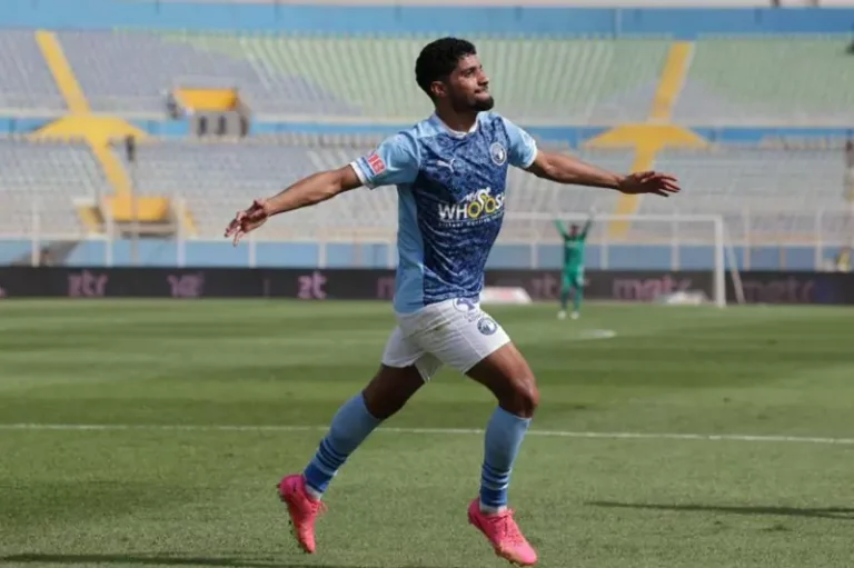 إبراهيم عادل ينعش آمال بيراميدز أمام البنك الأهلي ويحقق الهدف السابع هذا الموسم