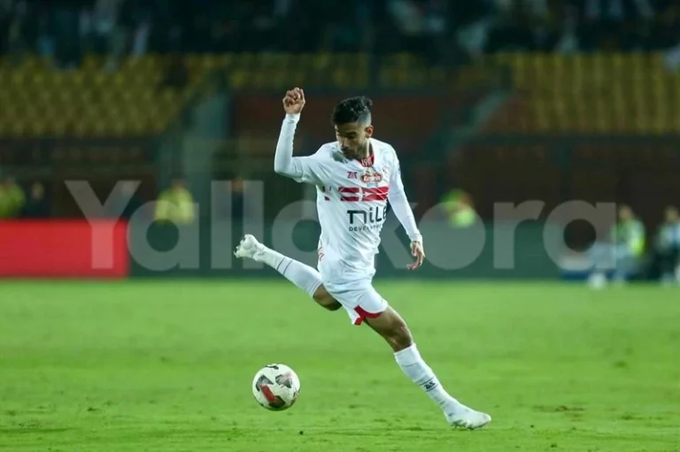 إصابة ناصر ماهر تخرج به من مباراة الزمالك وسيراميكا