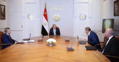 اجتماع الرئيس السيسى بأسامة ربيع لمتابعة تطورات حركة الملاحة بقناة السويس