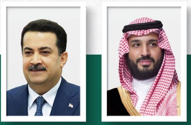 استعراض ولي العهد للثنائية مع رئيس الوزراء العراقي