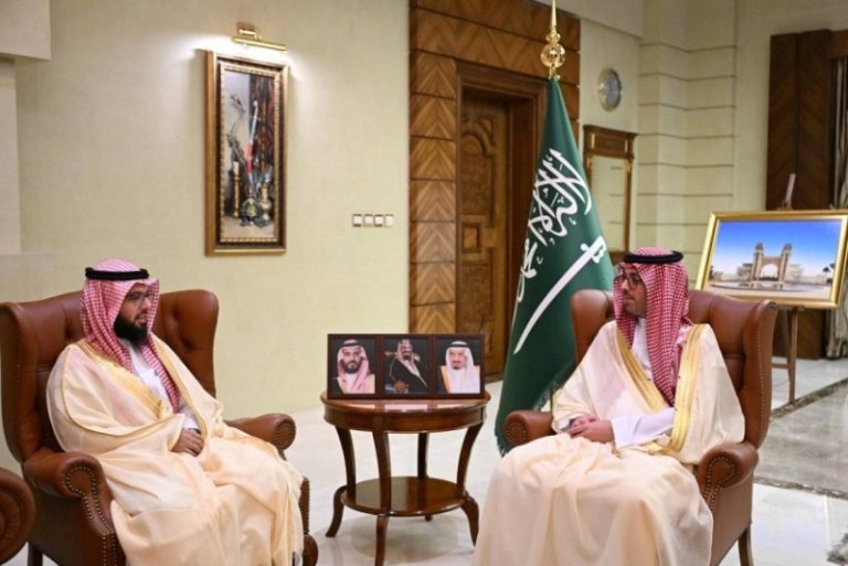 استقبال الأمير سعود بن جلوي لمساعد رئيس الهيئة العامة للولاية على أموال القاصرين