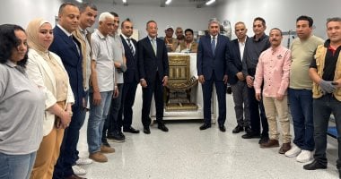 استقبال مميز للقطع الأثرية: 163 قطعة من كنوز الملك توت عنخ آمون في المتحف المصري الكبير