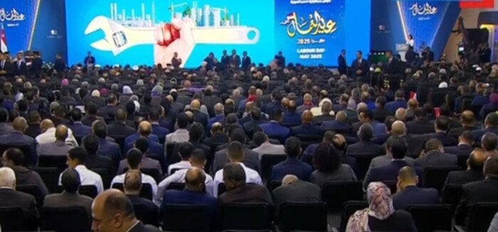 افتتاح احتفالية عيد العمال 2025 بحضور الرئيس السيسي في السويس