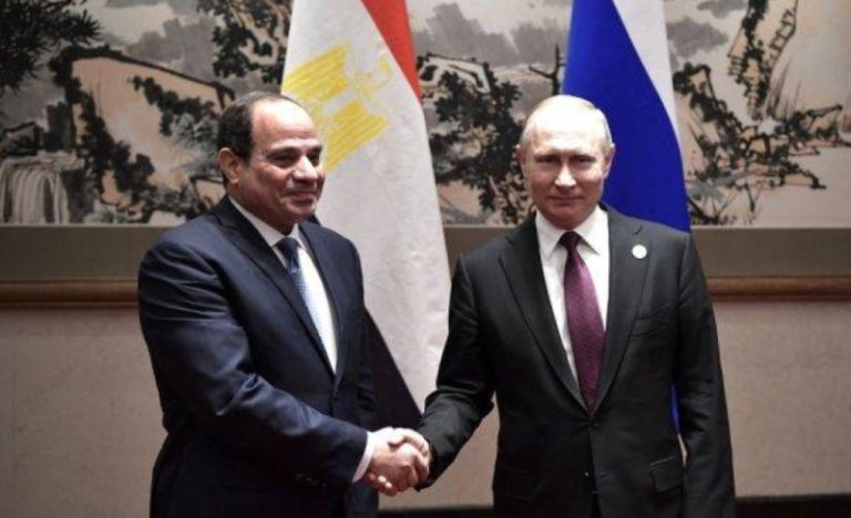 الرئيسان الروسي والمصري يتناولان مستجدات القضايا الإقليمية والدولية