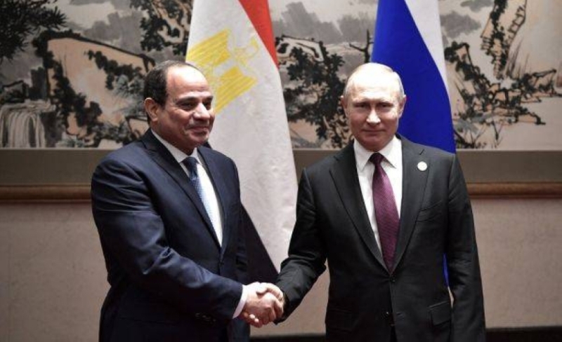 الرئيسان الروسي والمصري يتناولان مستجدات القضايا الإقليمية والدولية