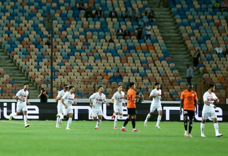 الزمالك يتقدم بهدف نظيف على البنك الأهلي في الشوط الأول من دوري نايل