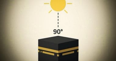 الشمس تتعامد على الكعبة المشرفة في حدث فلكي نادر