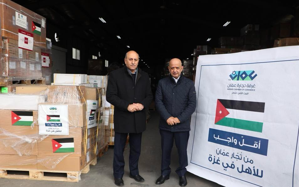 القطاع التجاري يدافع عن دور الأردن الإنساني في غزة