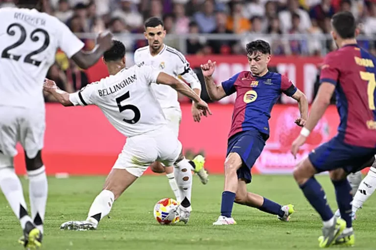 برشلونة ينتظر هدية من سيلتا فيجو للاحتفال بالليجا بعد الفوز على بلد الوليد في الكلاسيكو