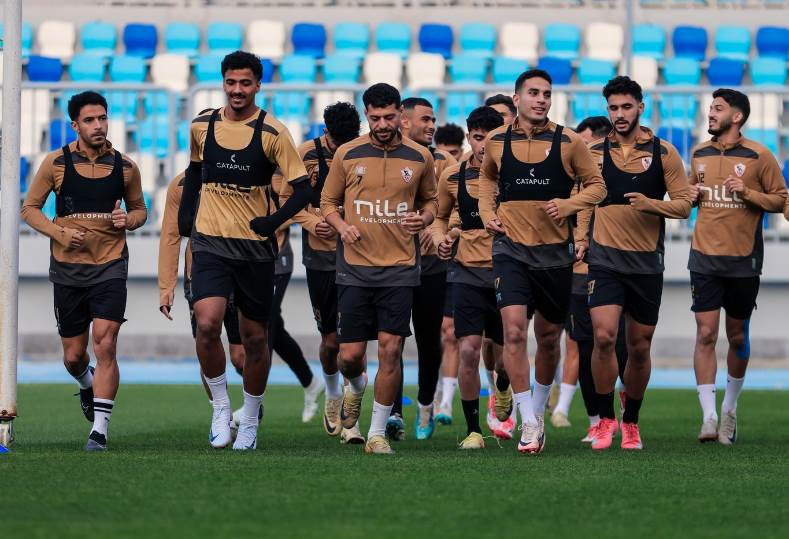 تدريبات استشفائية للاعبي الزمالك الأساسيين وفقرة خططية للبدلاء والمستبعدين
