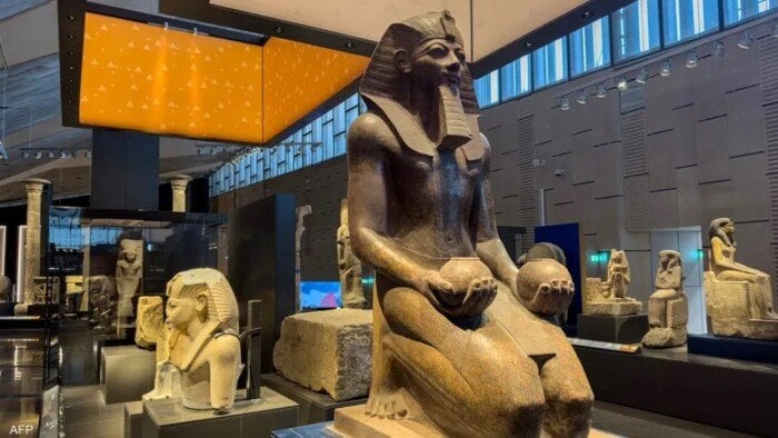 تطوير المناطق المحيطة بالمتحف المصري الكبير بلمسات نهائية من الحمصاني