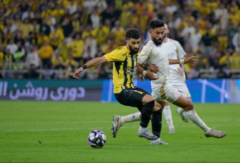 تعادل فريق النصر مع الاتحاد 2-2 في دوري روشن السعودي بمباراة مثيرة شهدت هدفاً لكانتي