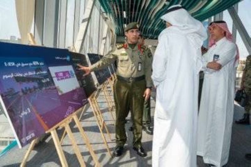 تفقد اللواء المربع جوازات جسر الملك فهد