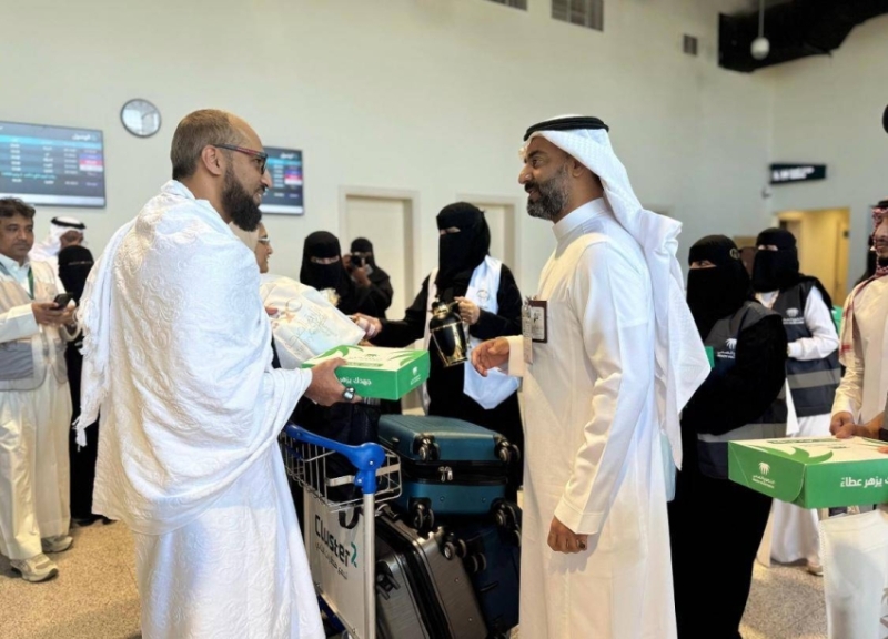 تفقد مدير فرع وزارة الصحة بالطائف الخدمات الصحية بمطار الطائف واستقبل حجاج الولايات المتحدة