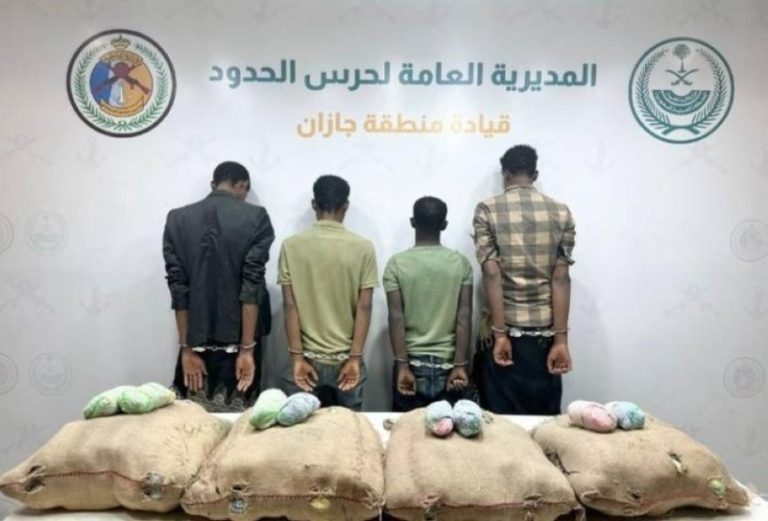 تفكيك عصابة تهريب القات: القبض على 4 مخالفين بحوزتهم 80 كجم في “الدائر”