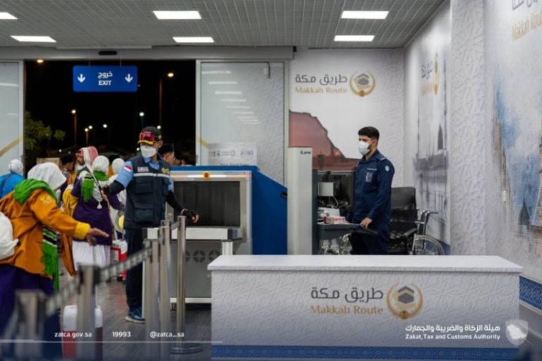 جهود قوات المنافذ الجمركية لاستقبال الضيوف الحجاج تتواصل