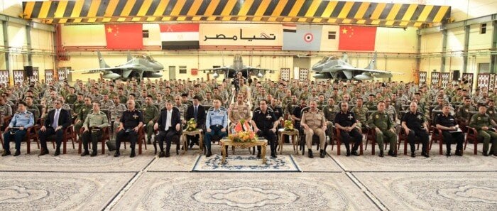 ختام التدريب الجوي المصري الصيني المشترك