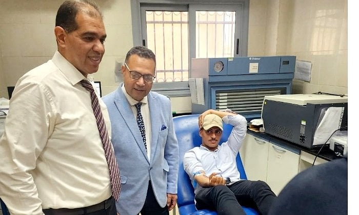 دعوة للتبرع بالدم دعمًا لمستشفى كفر الشيخ الجامعي