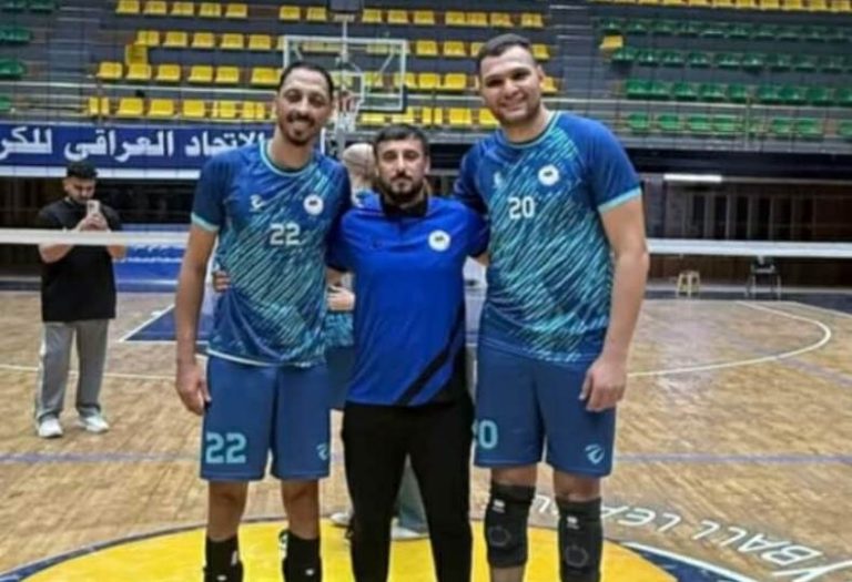 دولا ولعبة يقودان مصافي الشمال للتتويج بلقب الدوري العراقي للكرة الطائرة