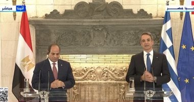 رئيس وزراء اليونان يشيد بدور مصر في حل أزمات الشرق الأوسط