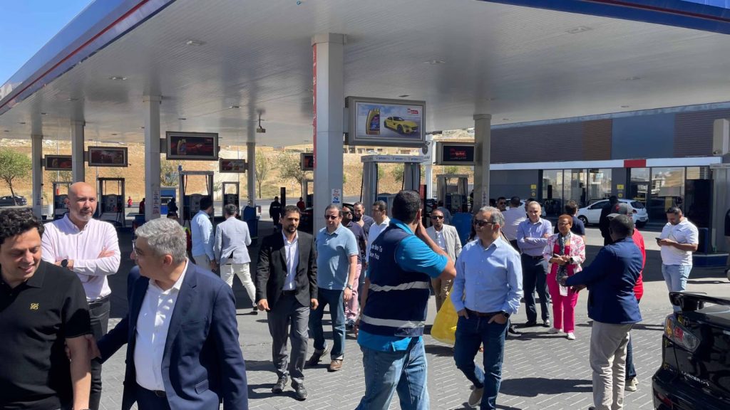 زيارة وفد شركة جليباركو العالمية لشركة المناصير للزيوت والمحروقات