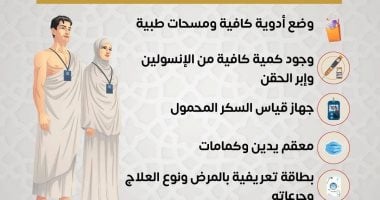 سلامة الحجاج: محتويات ضرورية لمرضى السكر