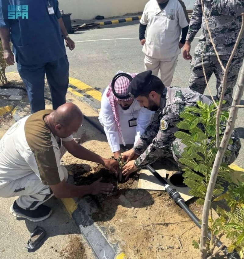 مبادرة تشجير جديدة في سجن حدّا بالتعاون مع بيئة جدة