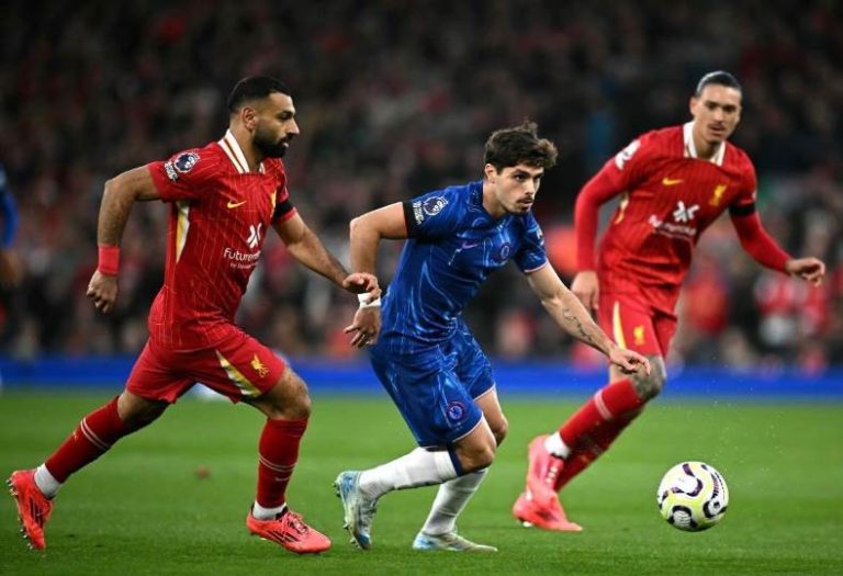 مباراة ليفربول ضد تشيلسي في الدوري الإنجليزي تُبث مباشرًا بتقدم تشيلسي 0 – 1