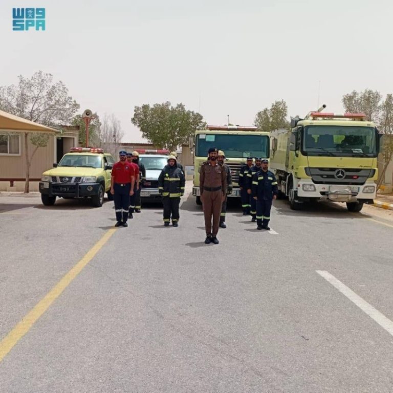 مراكز موسمية للدفاع المدني تتوزع في المنافذ البرية والطرق المؤدية لمكة والمدينة