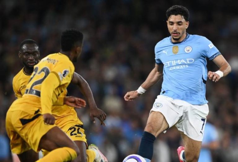 مرموش يسهم بفوز مانشستر سيتي على وولفرهامبتون في الدوري الإنجليزي