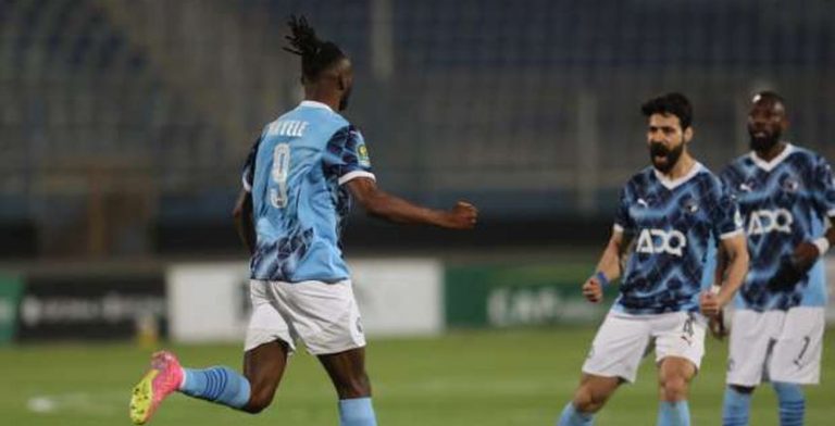 مروان حمدي يقلص الفارق في أهداف مباراة بيراميدز وفاركو بدوري Nile