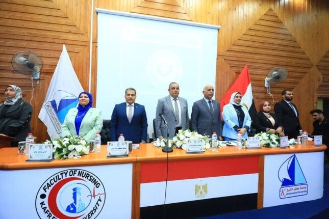 مستقبل الرعاية الصحية تحت الضوء في مؤتمر التمريض الدولي الثالث بجامعة كفر الشيخ