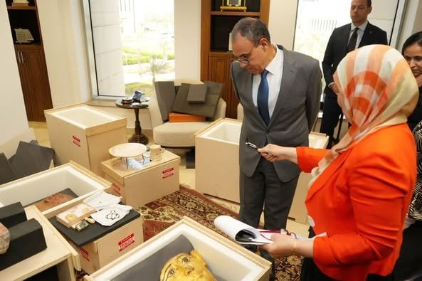 مصر تستعيد 25 قطعة أثرية نادرة من أمريكا