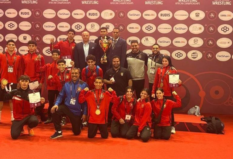 مصر تسيطر على منصة التتويج في بطولة إفريقيا للمصارعة بالمغرب