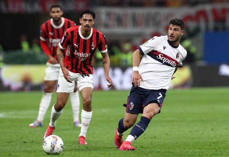ميلان يخسر أمام بولونيا 0-1 في نهائي كأس إيطاليا بث مباشر